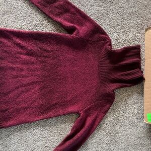 Apt. 9 Women's Deep Red Turtleneck Sweater